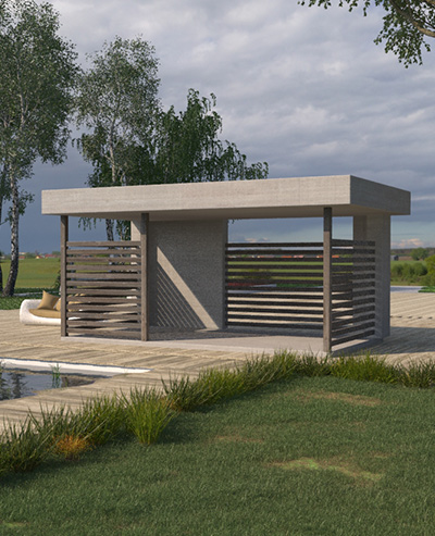 hagestue fra Fjogstad Hus